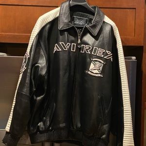 Avirex Authentic Black Leather Jacket